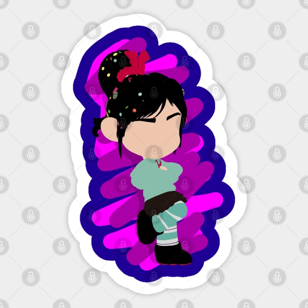 Vanellope Sticker by sigsin